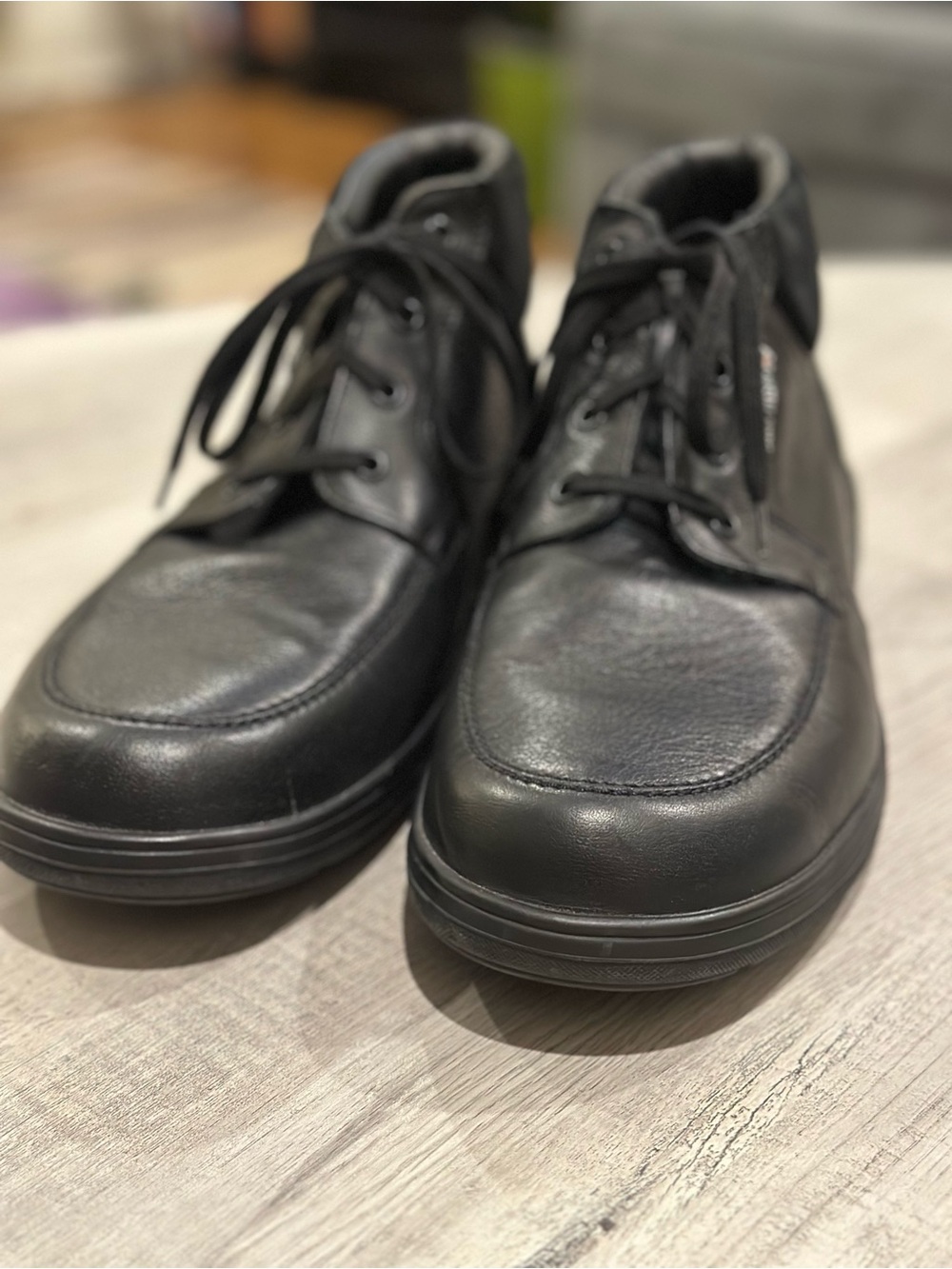 Mephisto Darwin Air-Jet Black Leather Chukka Boots Men’s 9.5 - Picture 5 of 11